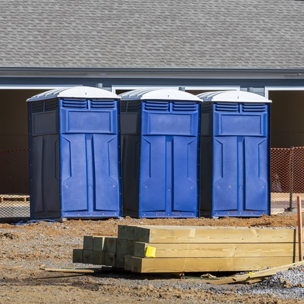 what is the maximum capacity for a single portable toilet in Seagrove North Carolina